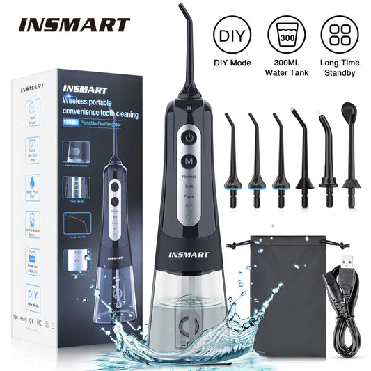 INSMART Water Dental Flosser Portable Oral Irrigator