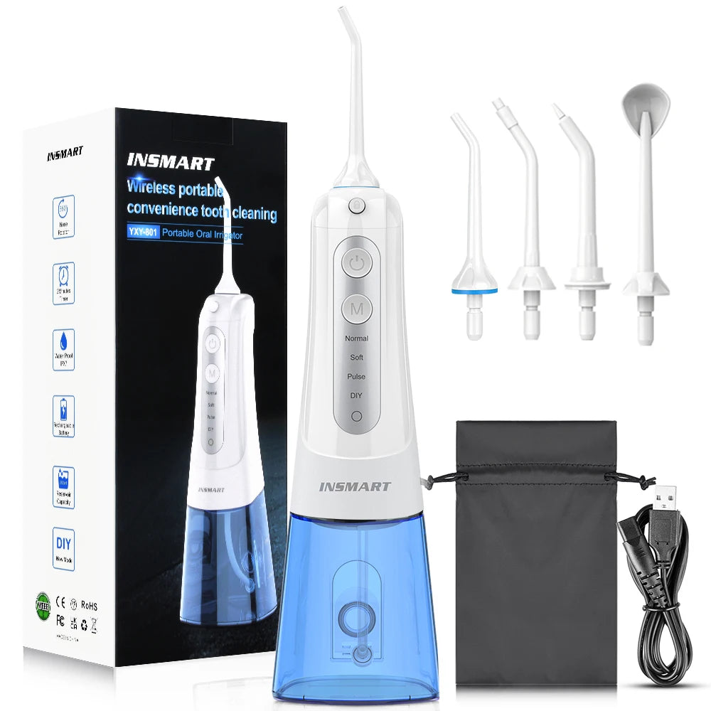 INSMART Water Dental Flosser Portable Oral Irrigator